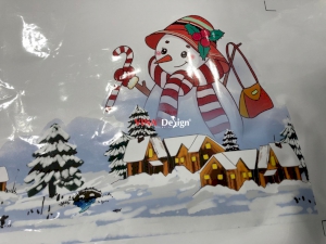 In Decal trang trí Noel, Giáng sinh dán tường, dán kính trang trí nhà, cửa hàng, văn phòng - VINADESIGN