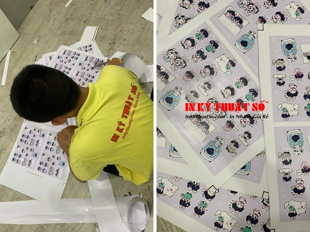 In sticker decal giấy - In Kỹ Thuật Số Since 2006