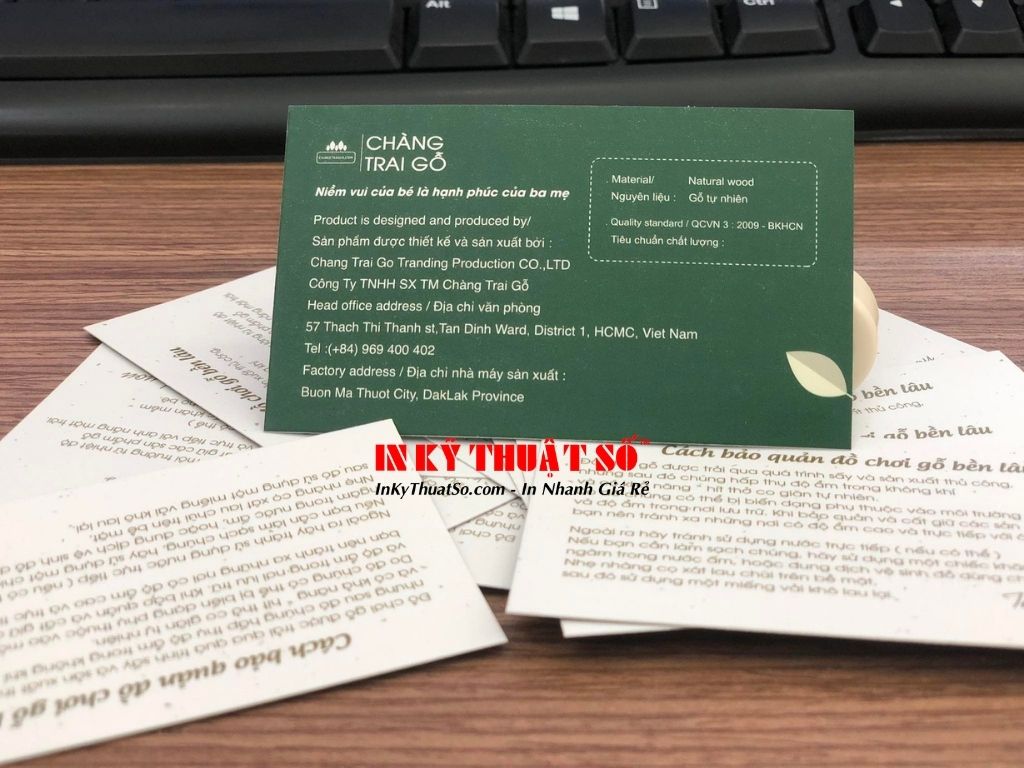 In name card offset số lượng lớn, nhanh chóng, uy tín - In Kỹ Thuật Số Since 2006