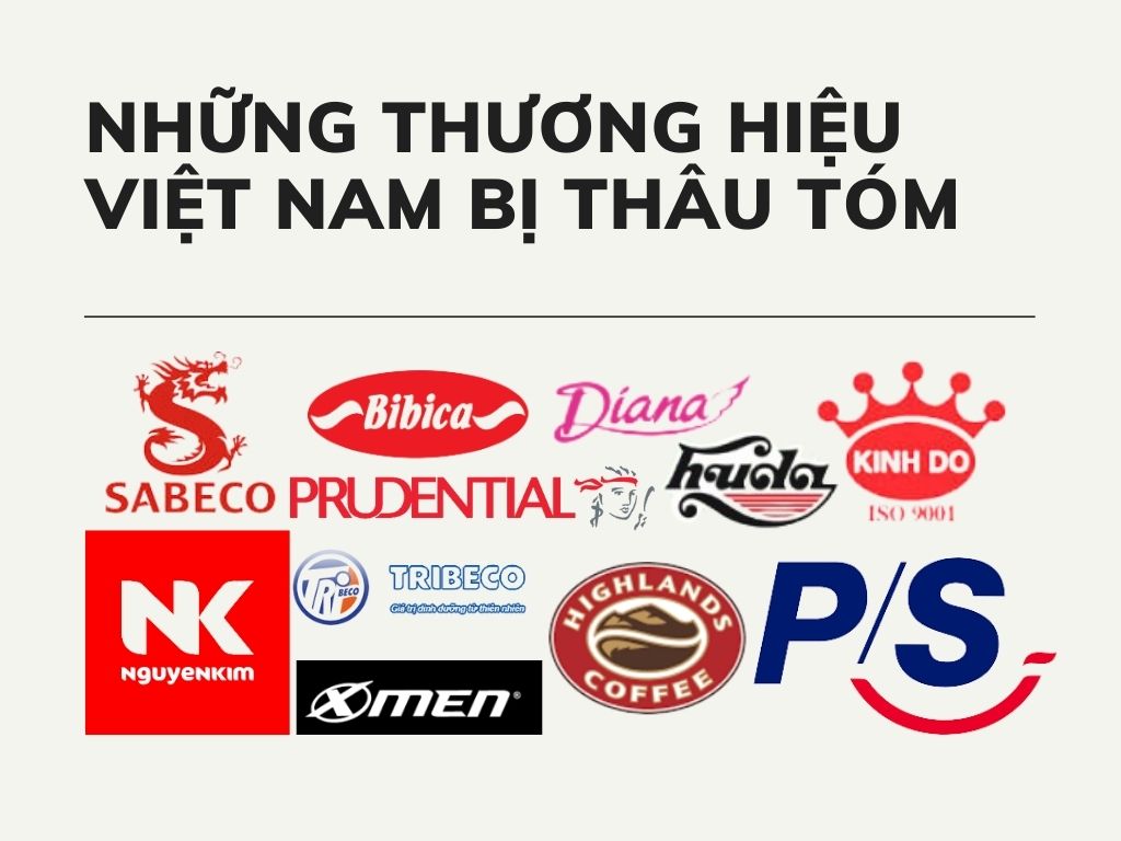 Các thương hiệu Việt Nam bán cho nước ngoài