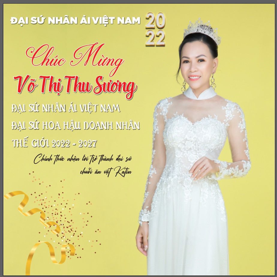 Hoa hậu Võ Thu Sương trở thành Đại Sứ Nhân Ái Việt Nam 2022
