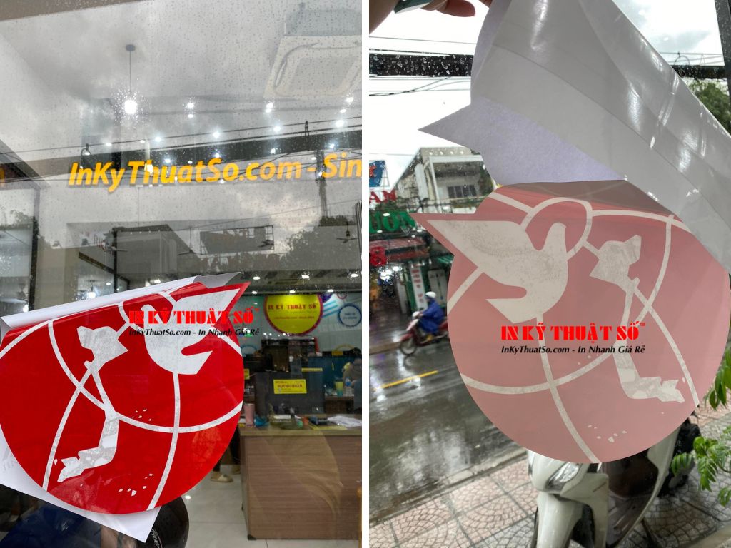In Decal keo mặt in, decal ảnh logo cán keo mặt in dán kính - In Kỹ Thuật Số Since 2006