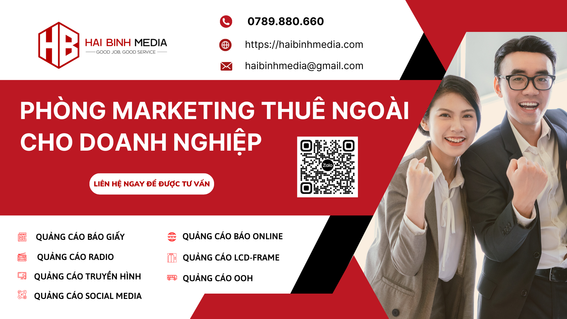 Hải Bình Media - Phòng Marketing thuê ngoài cho doanh nghiệp