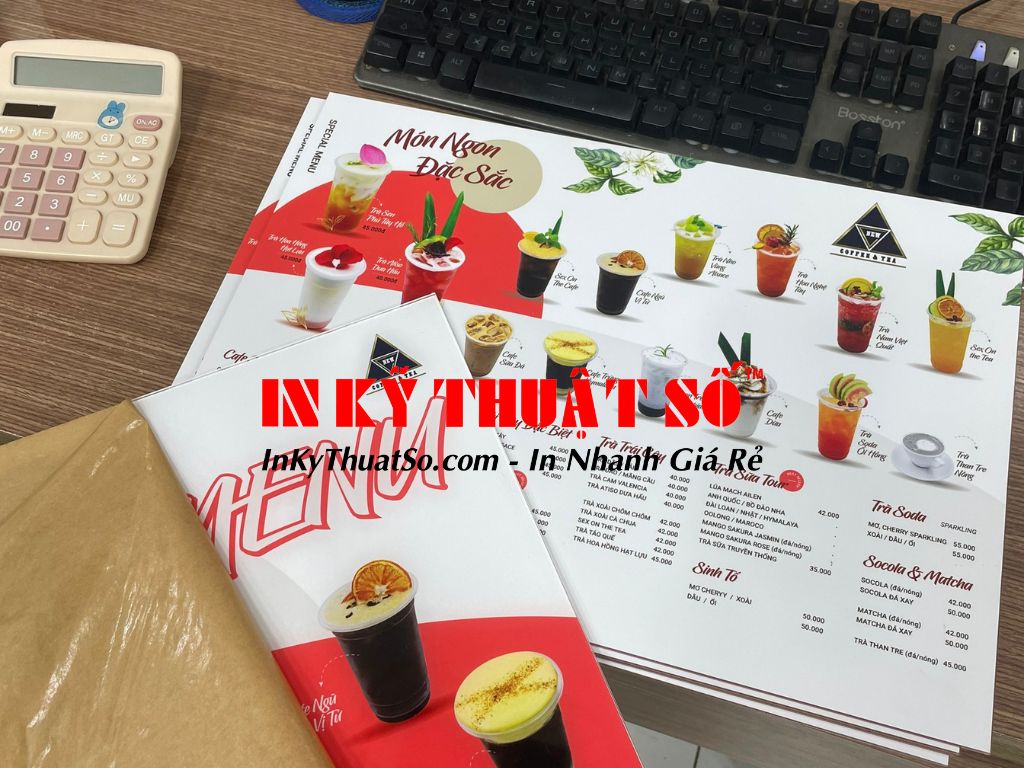 In menu Decal 2 mặt, dán mica trong - In Kỹ Thuật Số Since 2006
