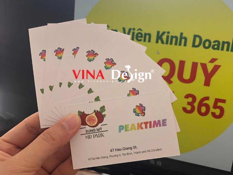 In card visit offset song ngữ Việt Hàn - VINADESIGN