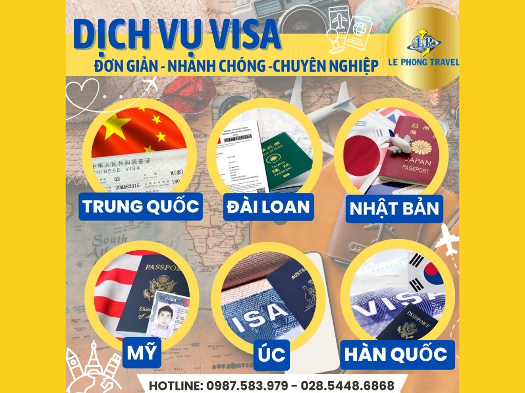 Dịch vụ làm visa tại Hồ Chí Minh - Du lịch Lê Phong