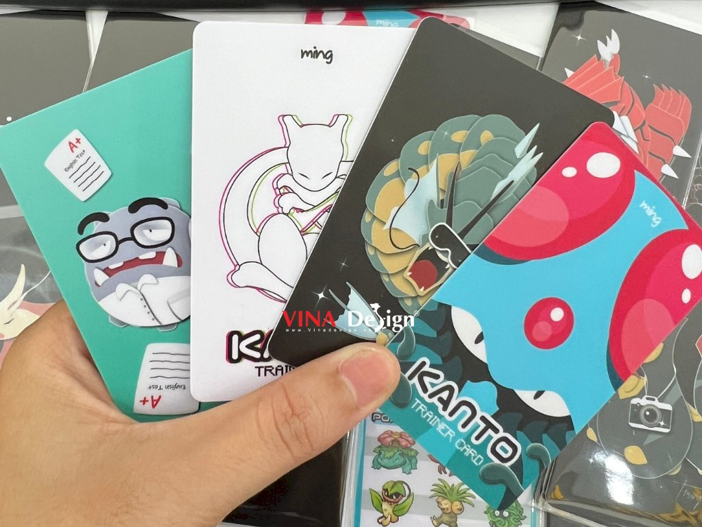 Pokemon card đẹp, in card nhựa theo yêu cầu giá rẻ - VINADESIGN