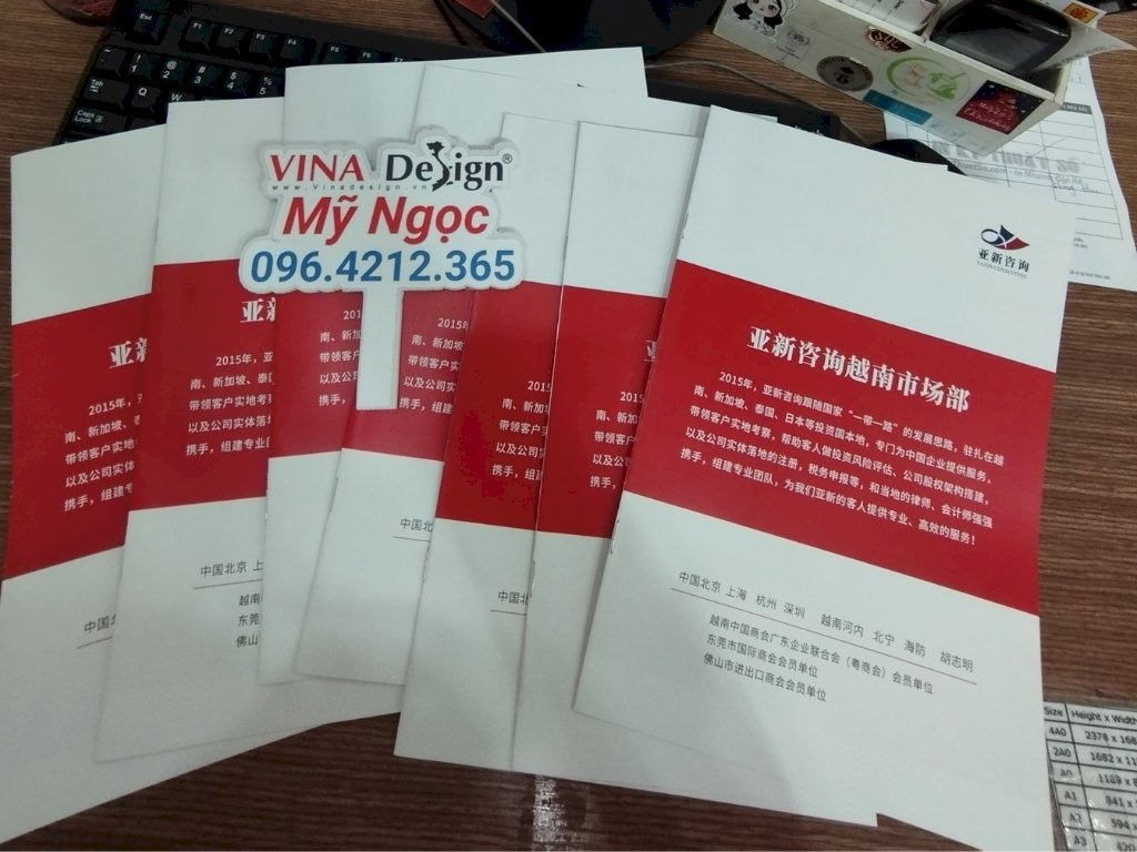 In catalogue tiếng Trung giới thiệu doanh nghiệp - VINADESIGN