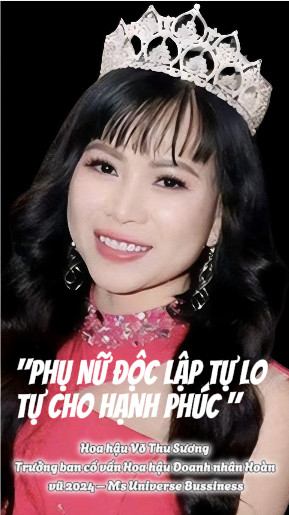 Profile Hoa hậu Võ Thu Sương: Sứ mệnh xúc tiến thương mại và cống hiến cho cộng đồng