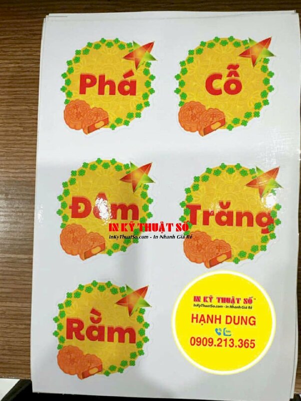 In sticker chữ chủ đề Trung Thu decal sữa bế theo file in dán trang trí - In Kỹ Thuật Số Since 2006