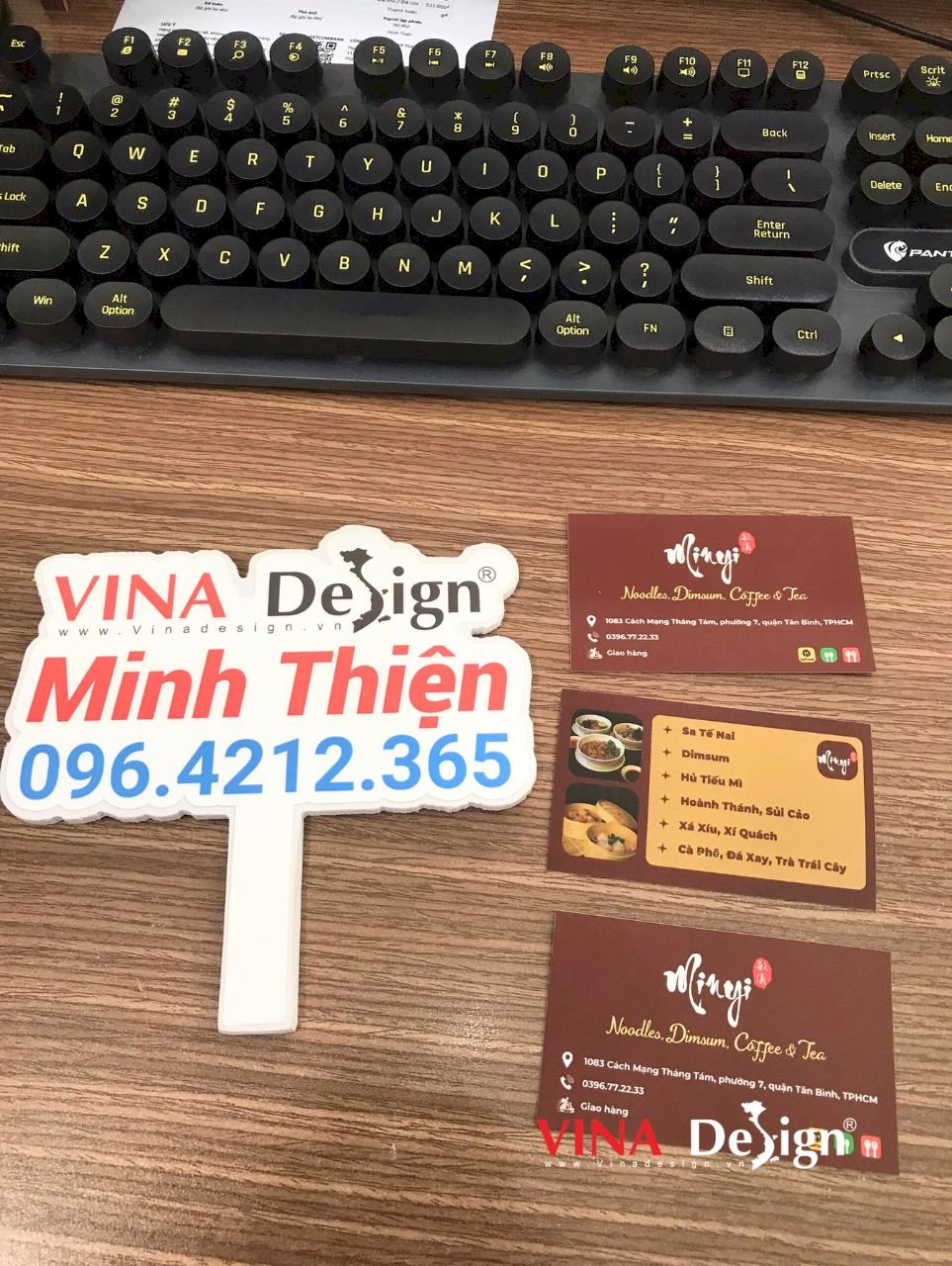 In Offset name card quán ăn, nhà hàng theo yêu cầu - VINADESIGN