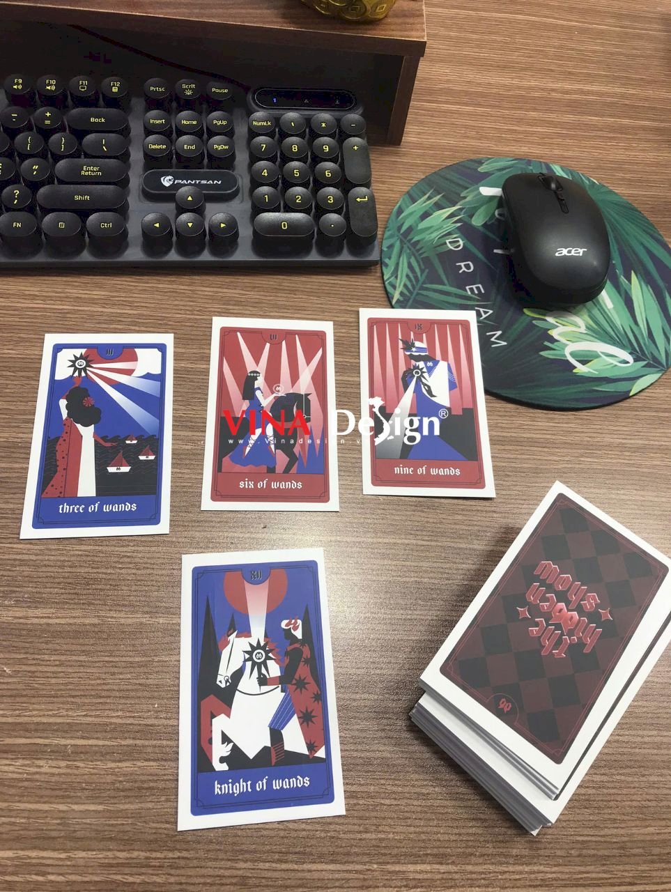 In thẻ bài board game, in bài Tarot bộ 78 lá số lượng ít theo yêu cầu - VINADESIGN