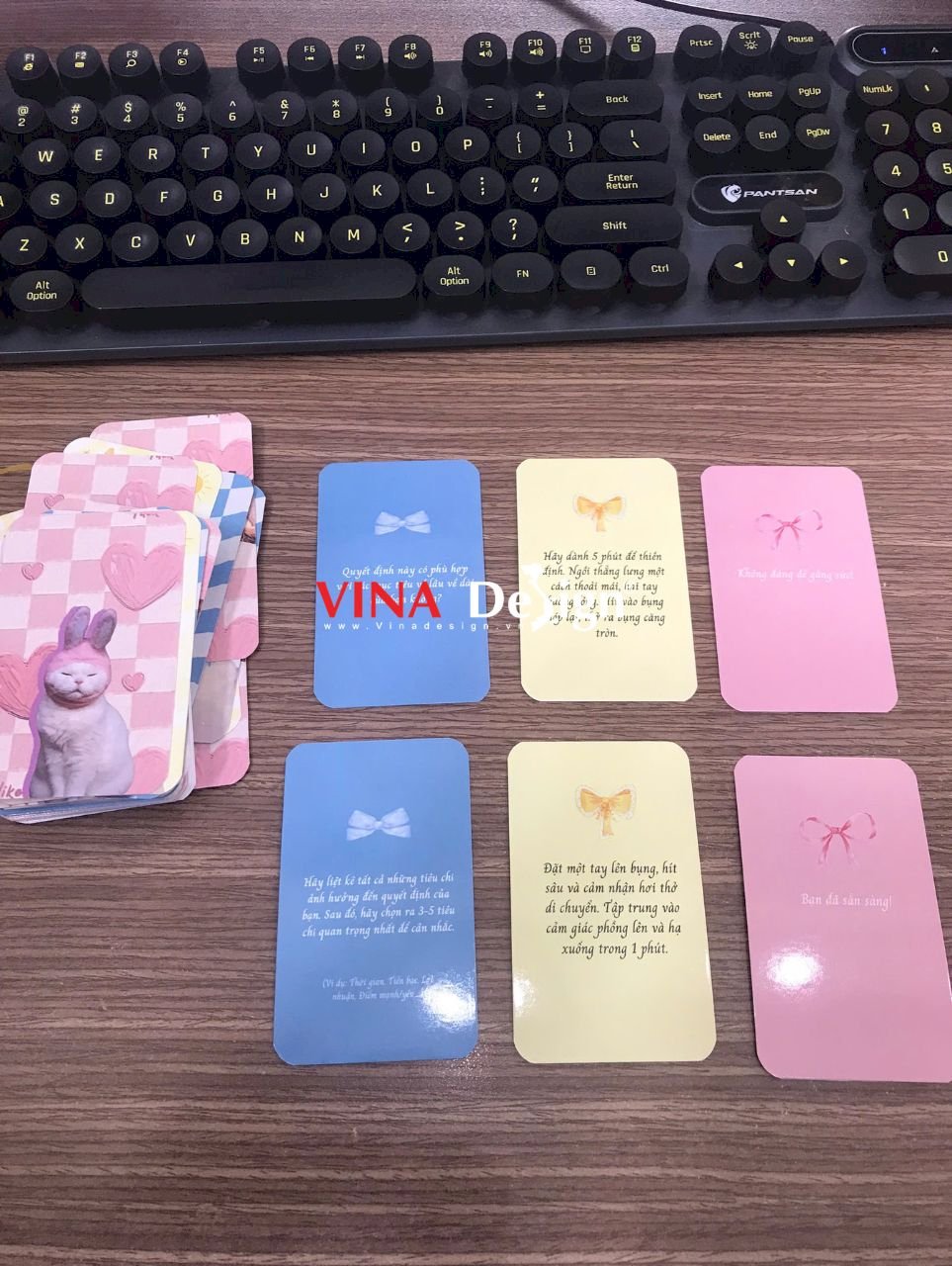 In thẻ flashcard theo yêu cầu, in card bo góc đẹp, giá rẻ - VINADESIGN