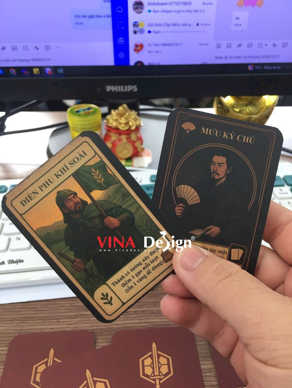 In thẻ bài board game võ lâm thiết kế theo yêu cầu - VINADESIGN