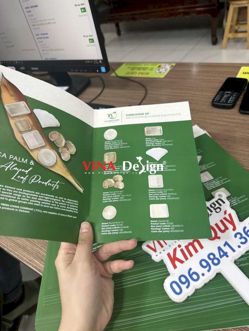 In brochure giới thiệu sản phẩm - In brochure số lượng ít - VINADESIGN