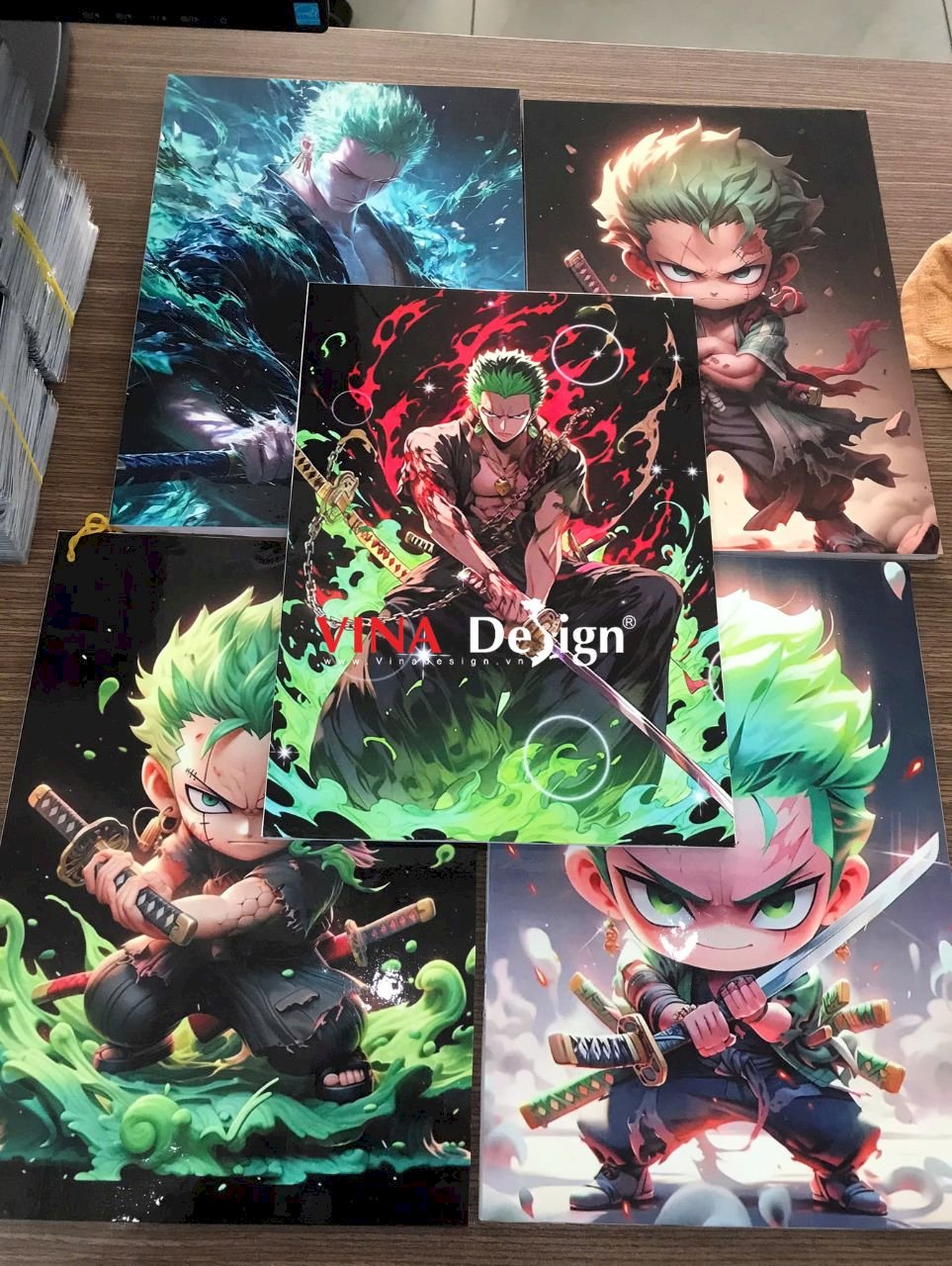 In tranh Formex hình nhân vật anime Zoro One Piece - VINADESIGN