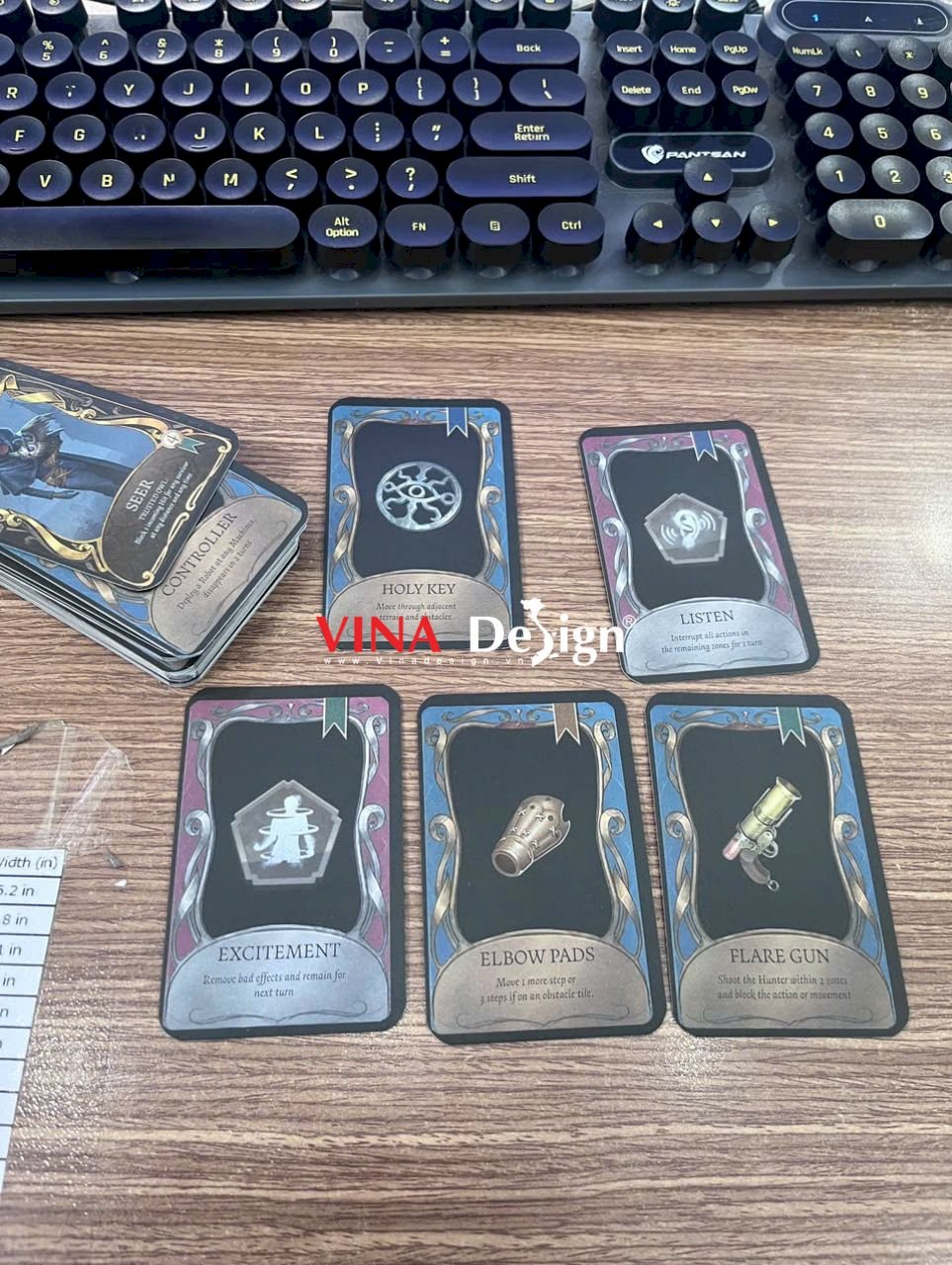 Card board game tiếng Anh in thẻ giấy cứng B300gsm, bo góc - VINADESIGN