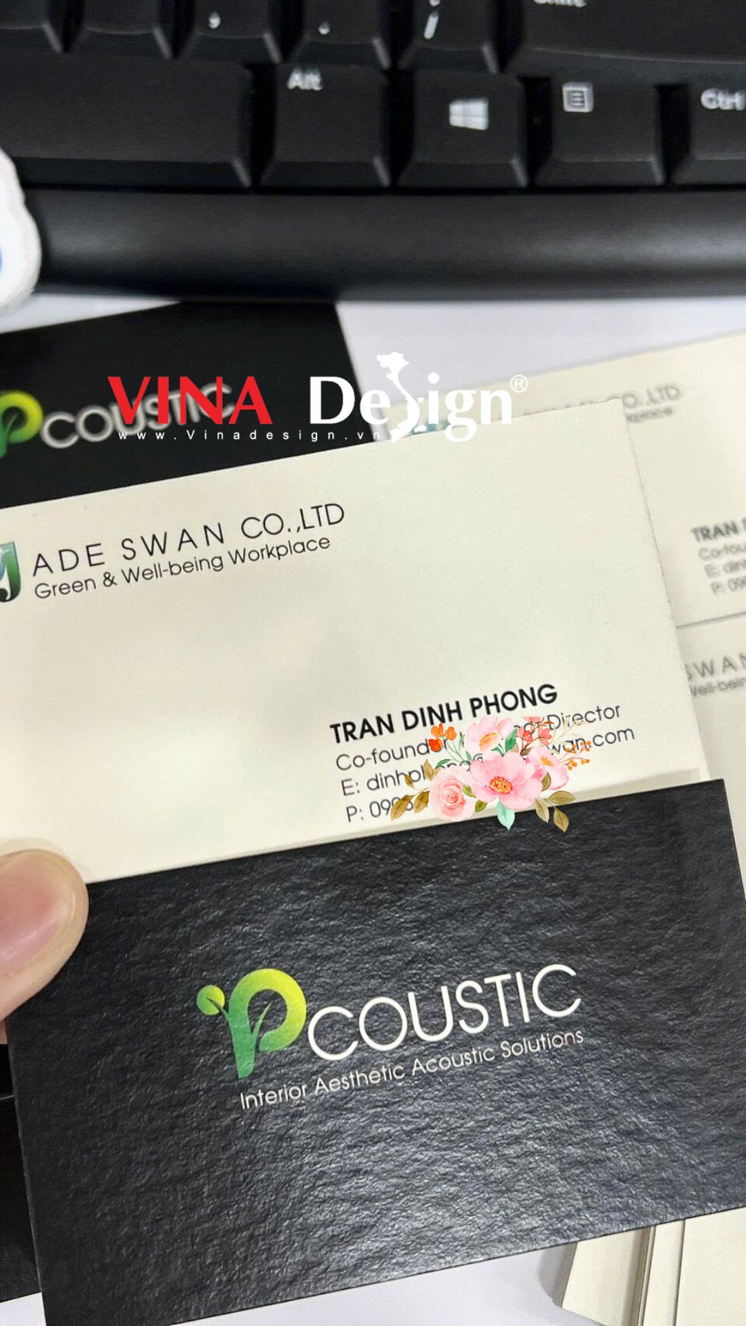 In card visit giấy mỹ thuật Astropack - VINADESIGN