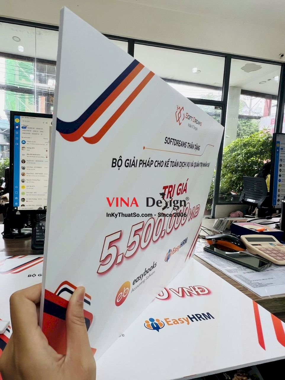 In bảng trao giải thương công ty, PP dán Formex - VINADESIGN