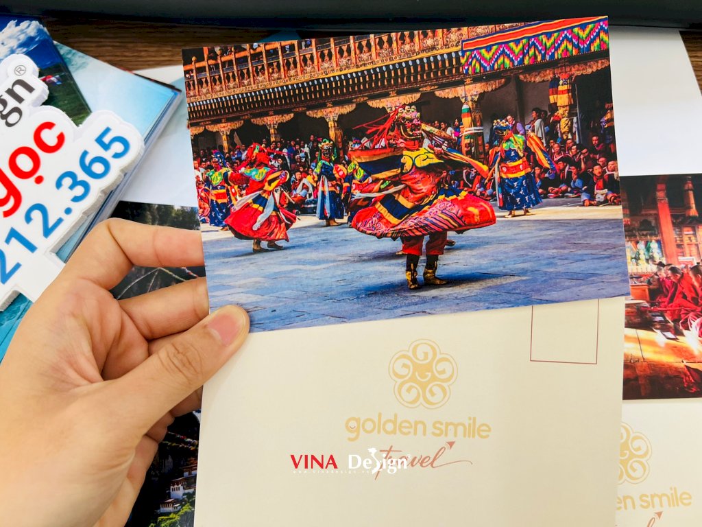 In bưu thiếp, bưu ảnh, in postcard theo yêu cầu - VINADESIGN
