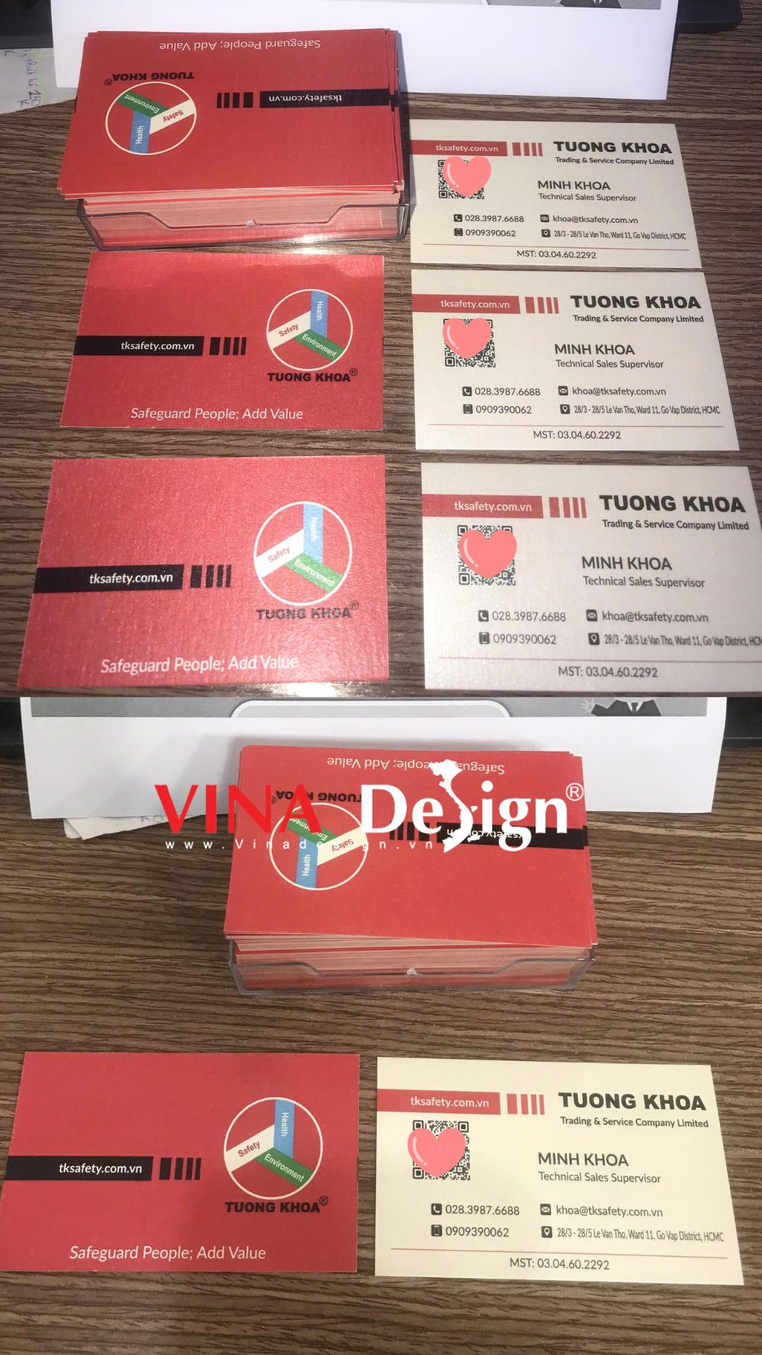 In card visit lấy nhanh, in name card Sales Supervisor Giám sát bán hàng - VINADESIGN