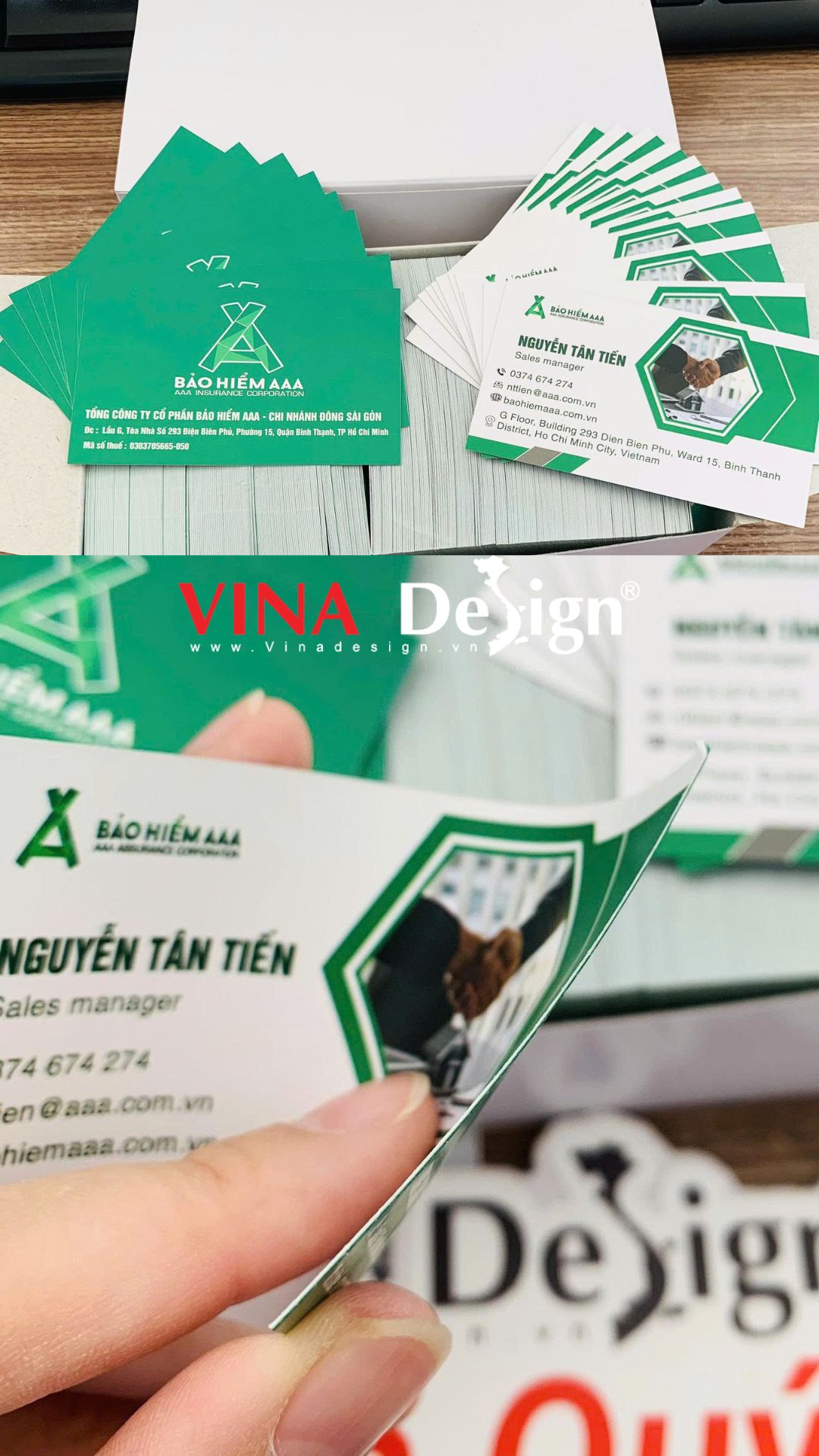 In name card Offset, name card công ty, name card nhân viên, in name card theo yêu cầu - VINADESIGN