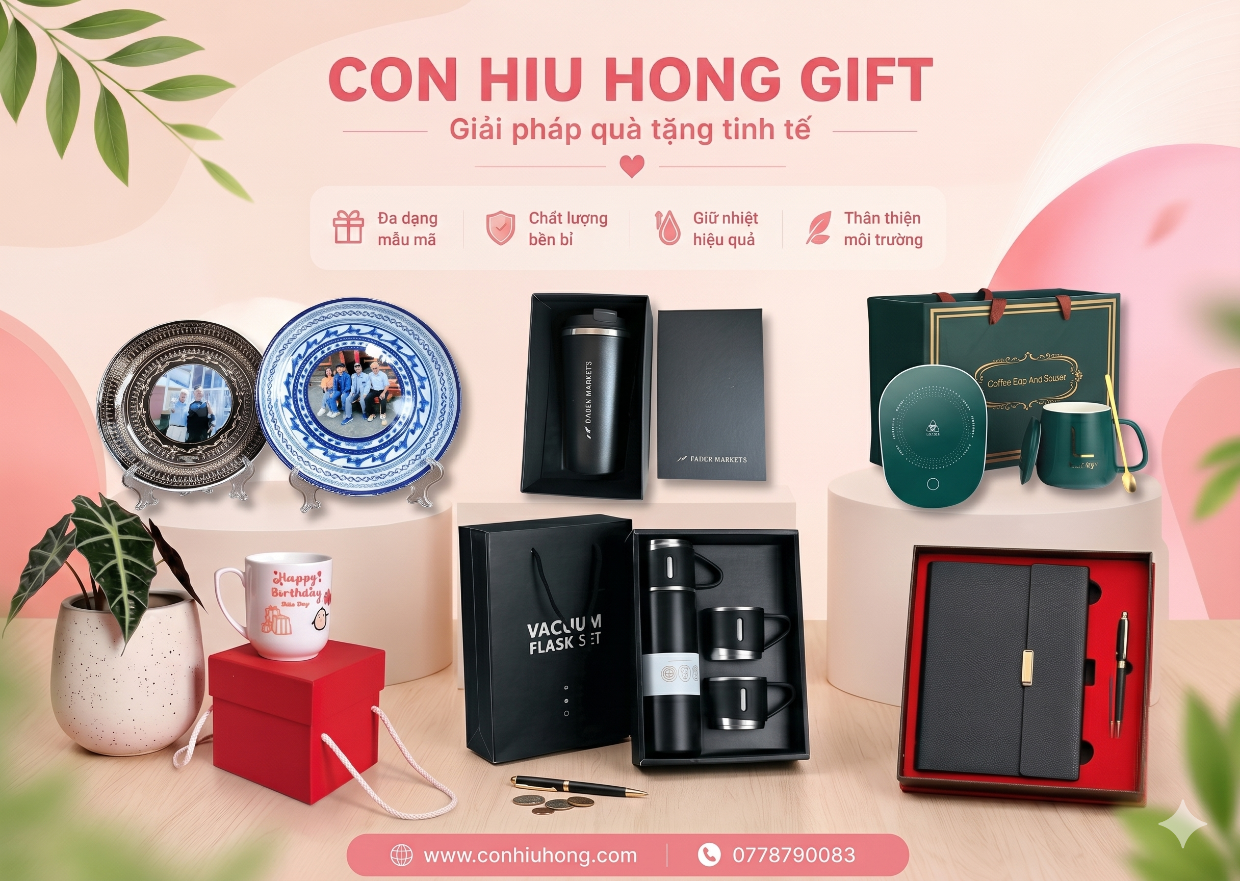 Xưởng In Quà Tặng Con Hiu Hồng – 15 Năm Kinh Nghiệm Khẳng Định Chất Lượng Độc Bản