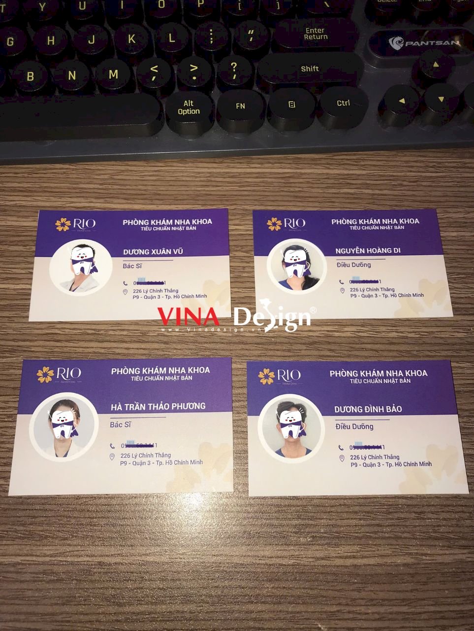 In nhanh name card, nhận in card lẻ vài tấm theo yêu cầu - VINADESIGN