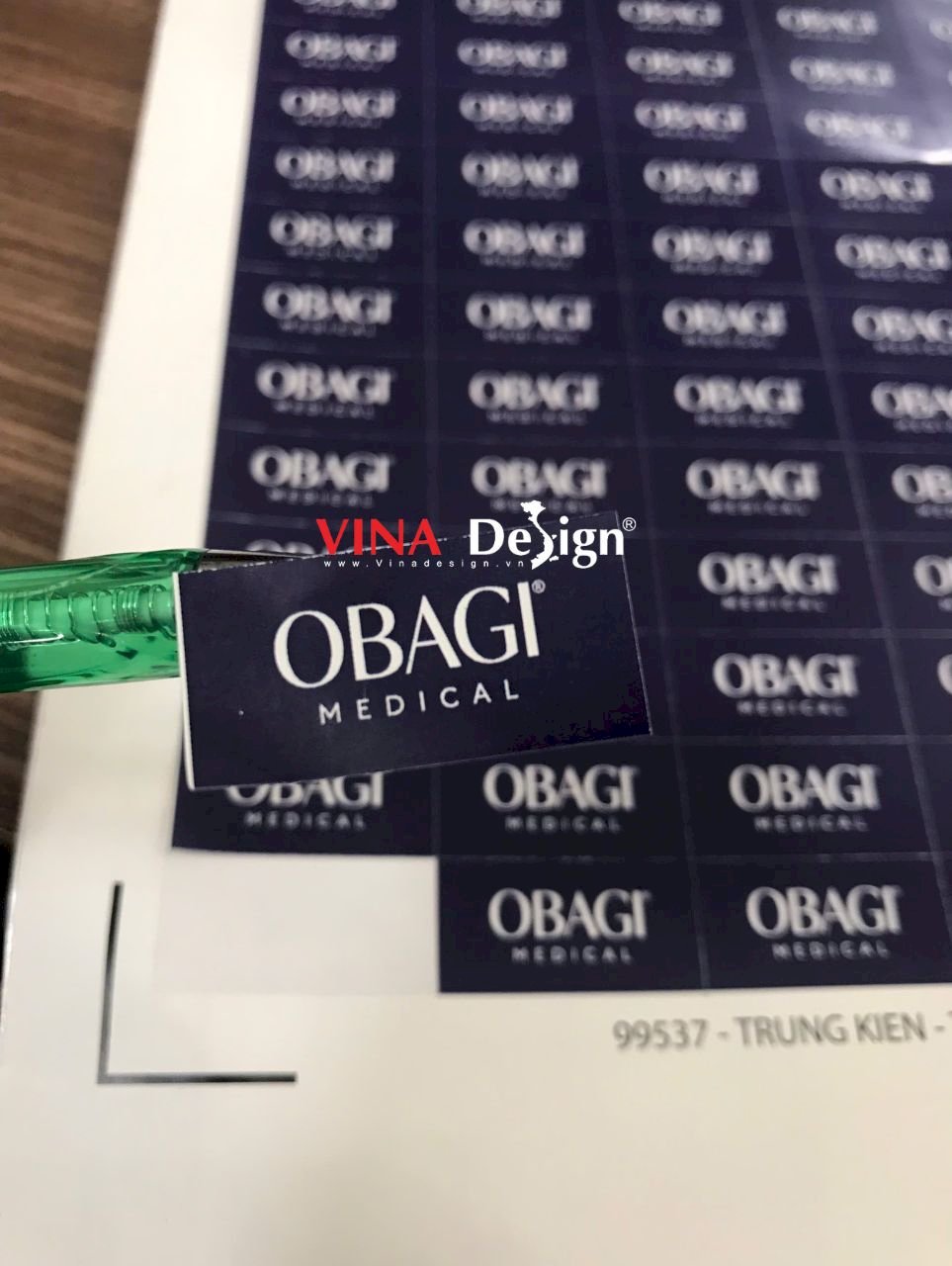 In tem vỡ niêm phong, tem vỡ bảo hành dán sản phẩm mỹ phẩm - VINADESIGN