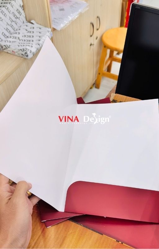 In Folder bìa kẹp hồ sơ có tay gấp, in folder công ty theo yêu cầu - VINADESIGN