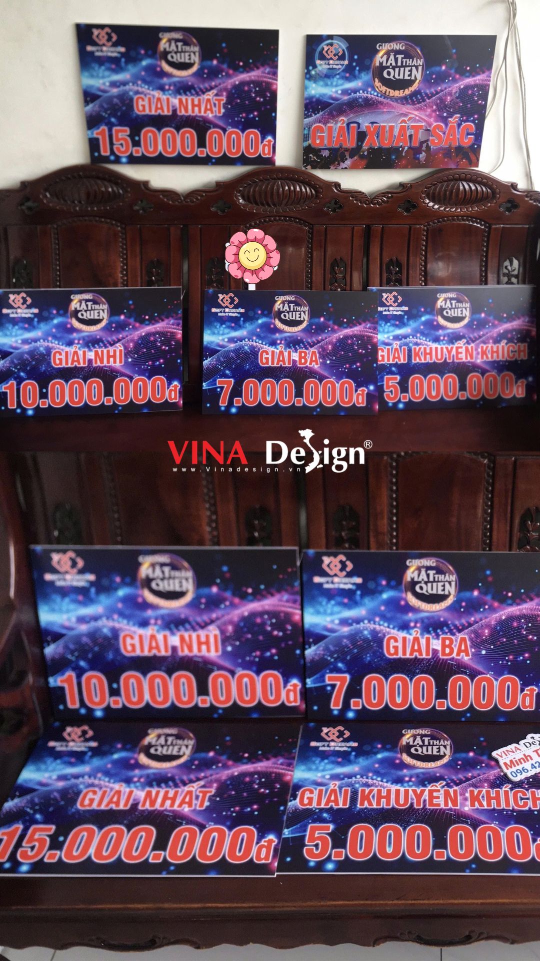 In bảng Formex làm bảng trao giải thưởng Gameshow, Event, sự kiện - VINADESIGN